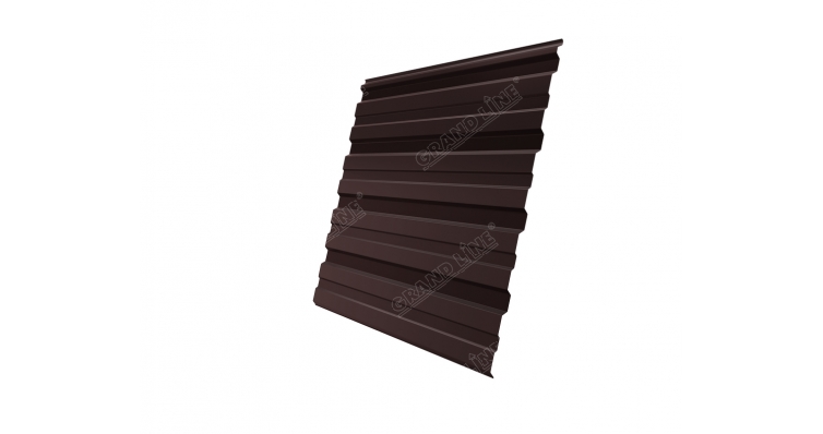 Профнастил С10 R 0,4 PE RAL 8017 шоколад