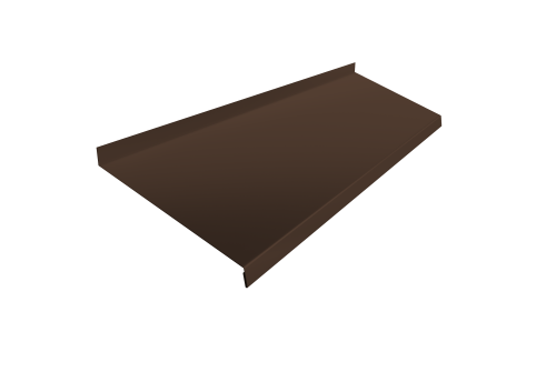 Отлив простой 200 0,45 Drap RAL 8017 шоколад (2м)