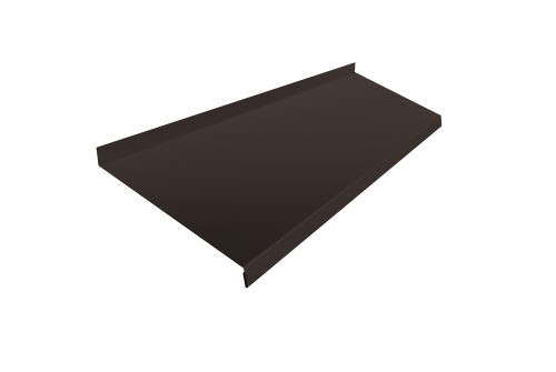 Отлив простой 250 0,5 Rooftop Бархат RR 32 темно-коричневый (2м)