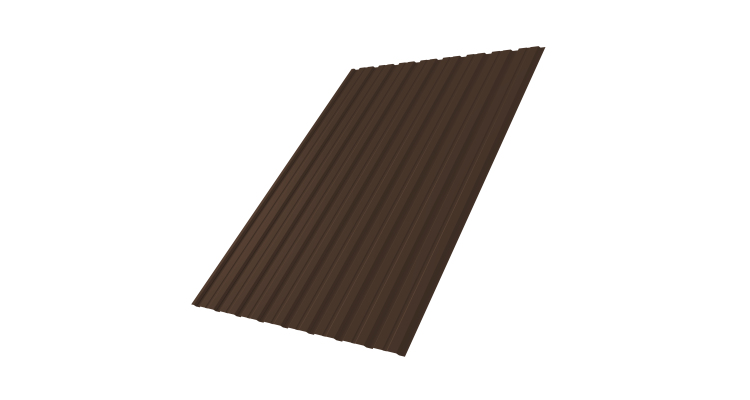 Профнастил С10В 0.5 Rooftop Бархат RAL 8017 шоколад