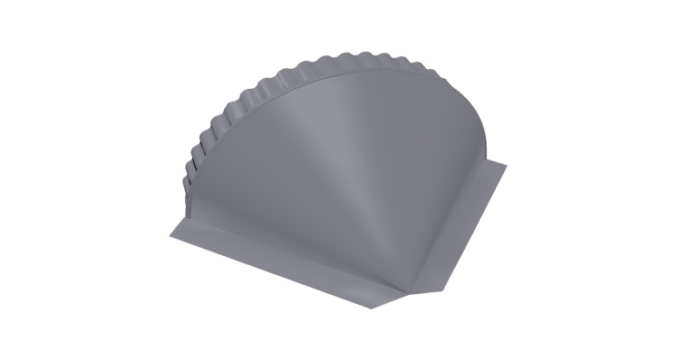 Заглушка конусная 0,45 PE RAL 7004 сигнальный серый