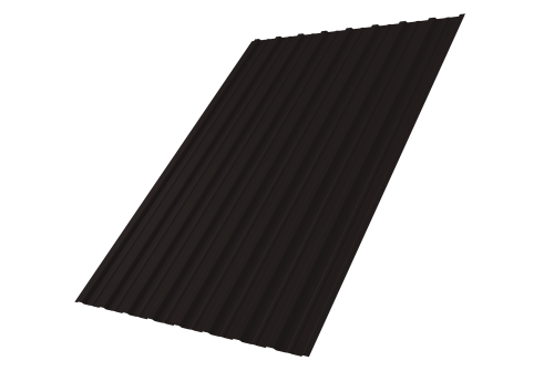 Профнастил С10A 0,5 PurPro Matt 275 RAL 9005 черный