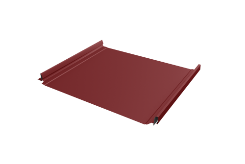 Кликфальц Pro Grand Line 0,5 Satin с пленкой на замках RAL 3011 коричнево-красный