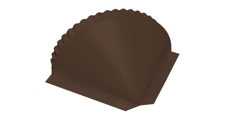 Заглушка малая конусная 0,5 Satin RAL 8017 шоколад