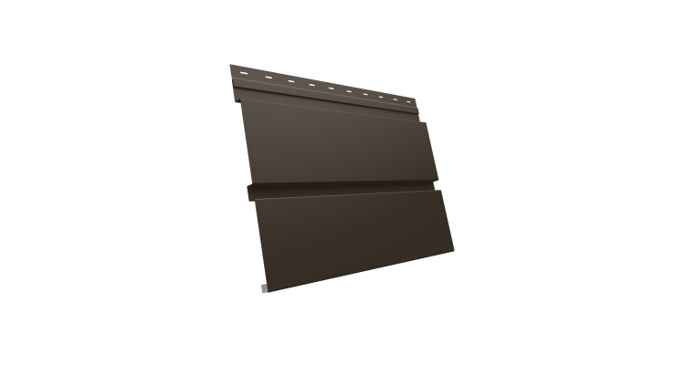 Квадро брус 0,5 GreenCoat Pural BT с пленкой RR 32 темно-коричневый