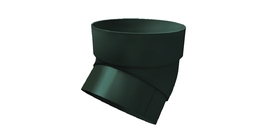 Колено трубы 45 град. ПВХ Grand Line зеленый (RAL 6005)