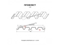 Профнастил Н-60 x 845 A NormanMP ПЭ 01 9002 0,5 мм