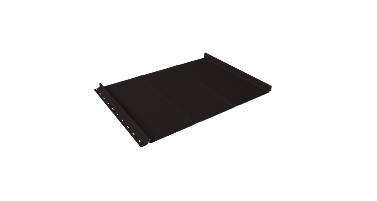 Кликфальц Line Grand Line 0.5 Satin Matt TX с пленкой на замках RAL 9005 черный