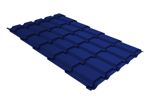 Профиль волновой Верховье квадро профи Grand Line 0,45 PE RAL 5002 ультрамариново-синий