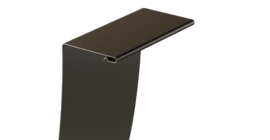 Универсальный околооконный профиль 89/254 мм, 3 м Шоколад