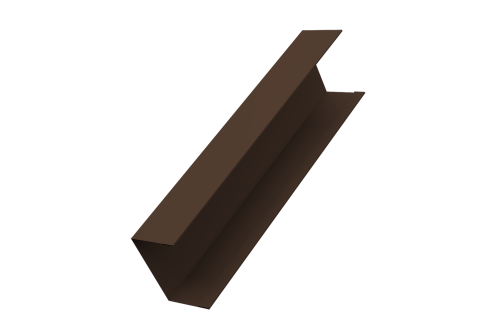 Крышка жалюзи Milan, Tokyo для калиток, ворот 0,45 PE-Double RAL 8017 шоколад (2м)