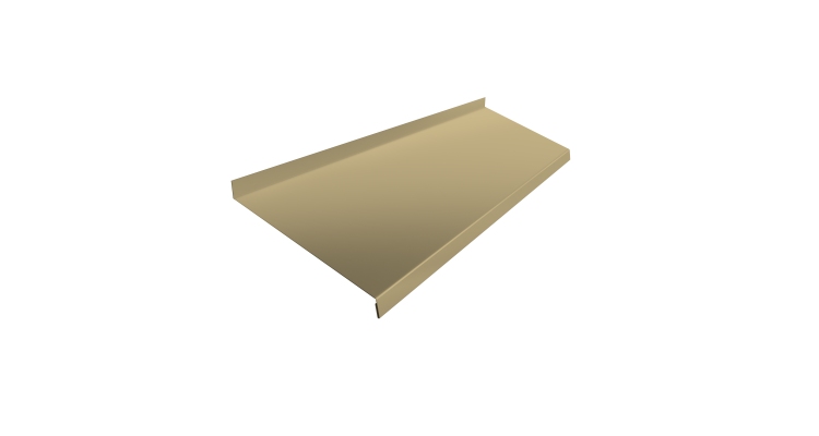 Отлив простой 250 0,45 PE с пленкой RAL 1014 слоновая кость (3м)