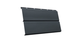 ЭкоБрус 3D 0,345 GL 0.45 Drap с пленкой RAL 7016 антрацитово-серый