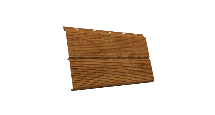 ЭкоБрус 0,345 Gofr 0.45 Print Elite Golden Wood TwinColor