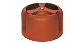 Колпак Krovent Hupcap 270 красно-коричневый