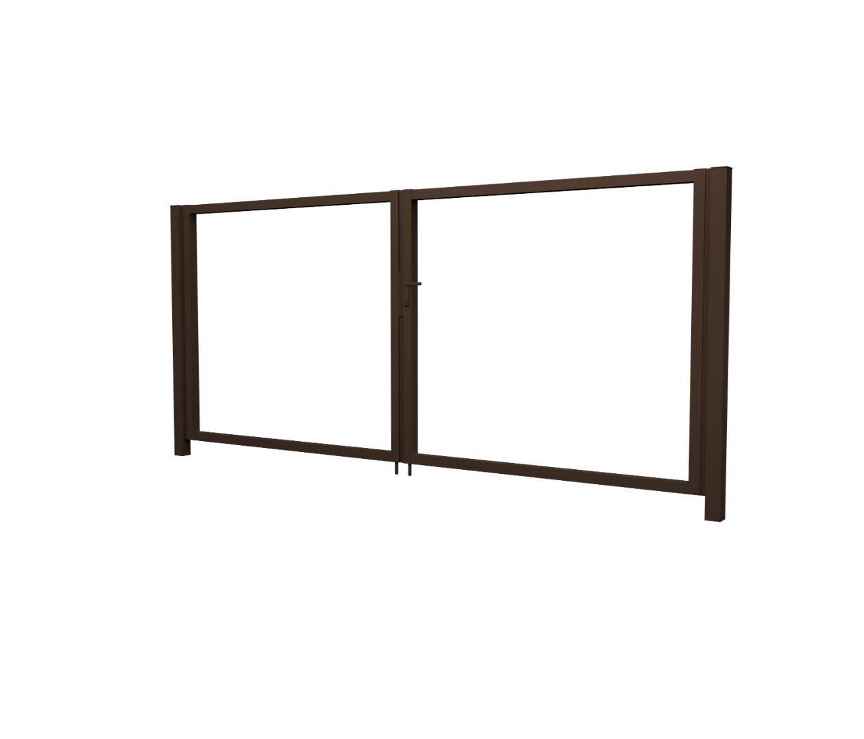 Ворота Жалюзи Texas 1.8х3.6 RAL 8017 без заполнения (ламель 150 мм)