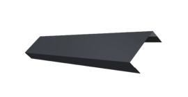 Ламель обратная 50 забора жалюзи Texas 0.5 Drap с пленкой RAL 7024 мокрый асфальт