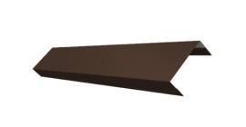 Ламель обратная 50 забора жалюзи Texas 0.5 PurLite Matt с пленкой RAL 8017 шоколад