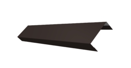 Ламель обратная 50 забора жалюзи Texas 0.5 PurPro Matt 275 с пленкой RR 32 темно-коричневый