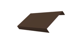 Ламель обратная 150 забора жалюзи Texas 0.5 Satin Matt TX RAL 8017 шоколад