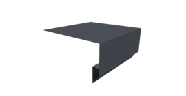 Планка околооконная сложная Экобрус Grand Line 250х75х25 0,5 Drap TX RAL 7024 мокрый асфальт (2м)