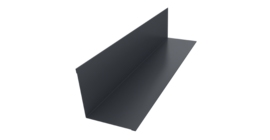 Угол внутренний 110х110 0,45 Drap TR RAL 7024 мокрый асфальт (3м)