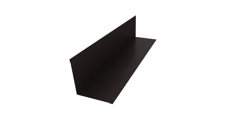 Угол внутренний 110х110 0,5 Satin с пленкой RR 32 темно-коричневый (3м)