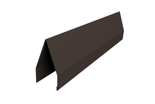 Ламель забора жалюзи Tokyo 0,5 Velur X с пленкой RR 32 темно-коричневый